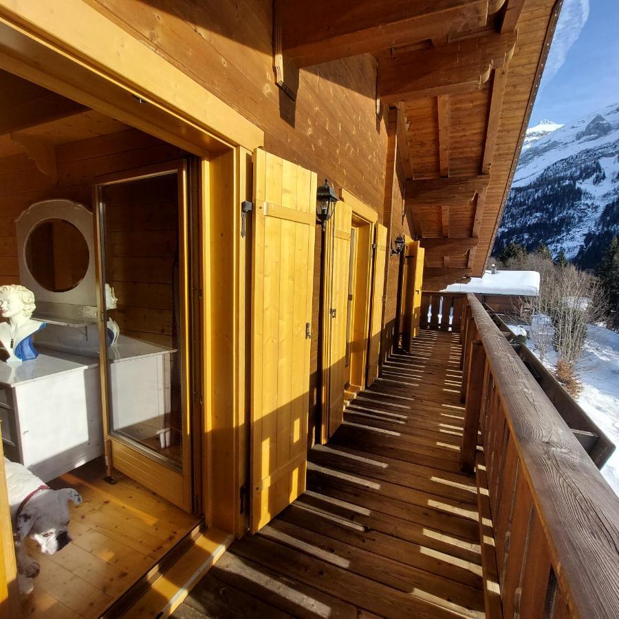 Chambre D'Hotes L'Ours Bleu Les Diablerets Exteriér fotografie